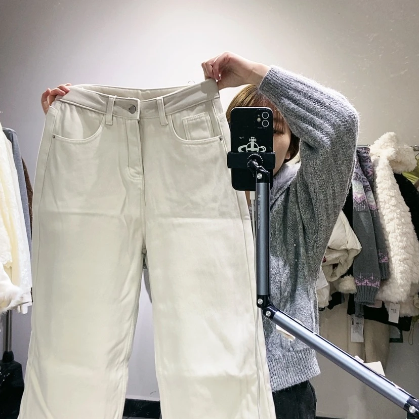 【闪购商品】米白裤子L