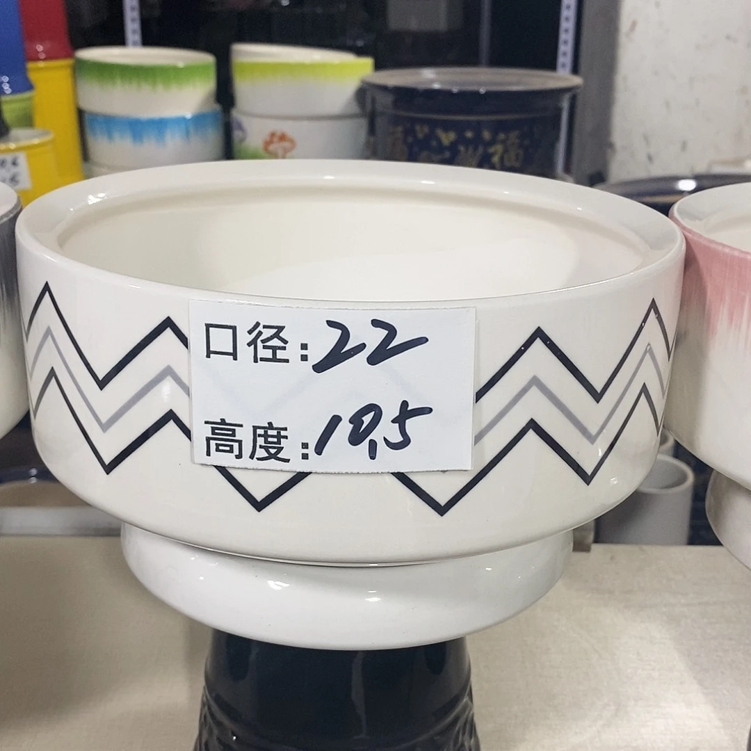 【闪购商品】陶瓷微瑕花盆-CCH009-中号1个