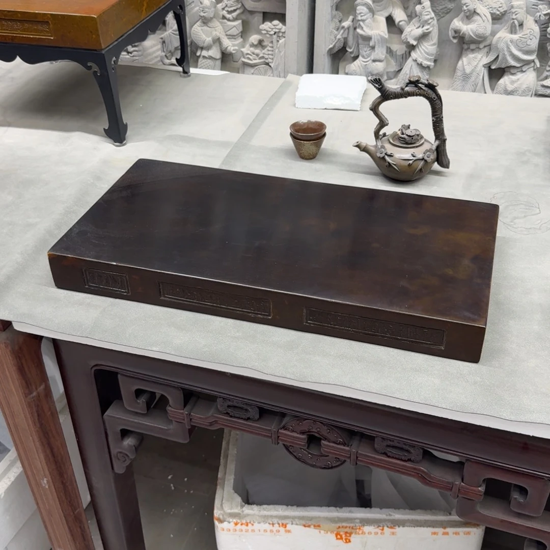 砖雕50-25 老料金砖 乌金色