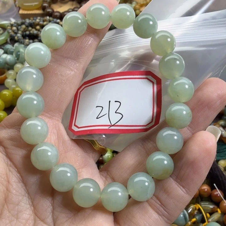 未镶嵌蛇纹石玉手链