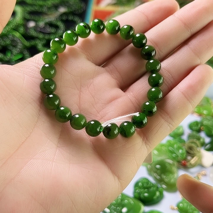 和田玉未镶嵌手串