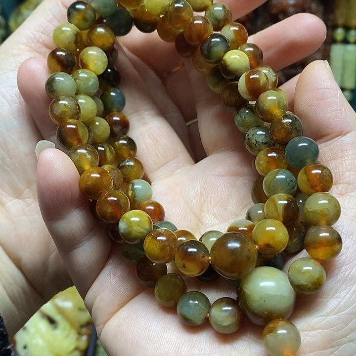 蛇纹石玉未镶嵌手链