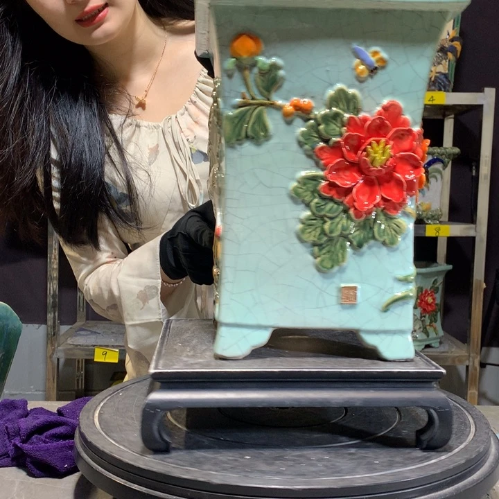 铿****n石湾拍盆景盆