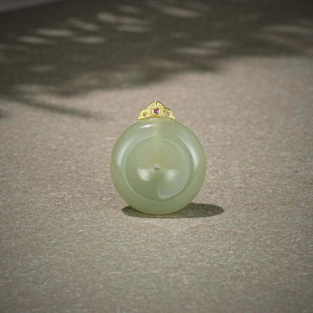 天然和田玉平安扣吊坠   YC0620515