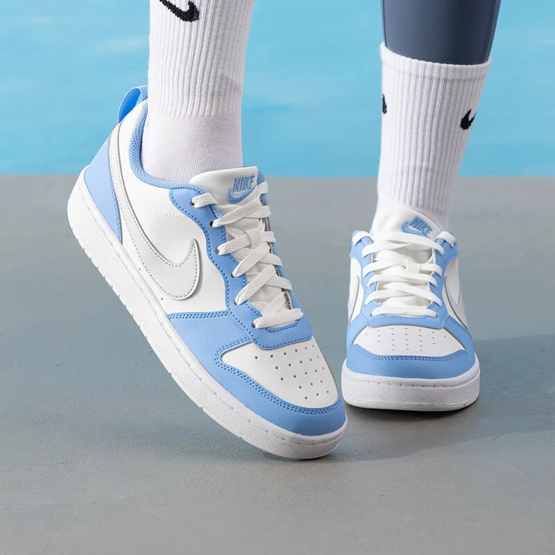Nike耐克大童鞋女鞋2025新款COURT BOROUGH休闲鞋板鞋DV5456-128