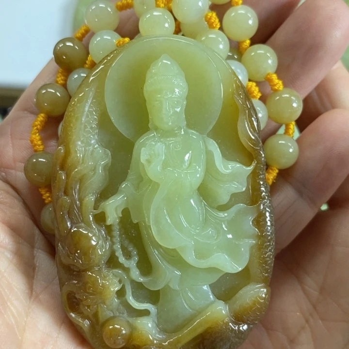 路***叔项链未镶嵌和田玉