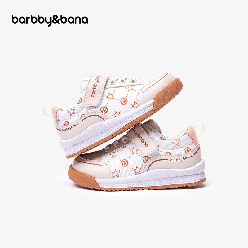 芭比班纳春秋季儿童学步鞋男童休闲鞋女童软底防滑鞋子BG10006