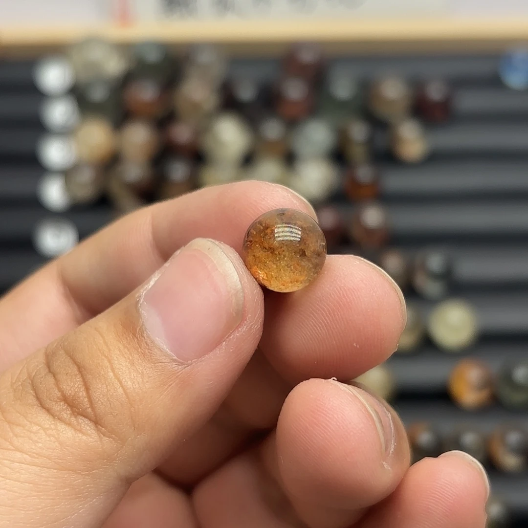 水晶珠宝半成品未镶嵌t****l打孔