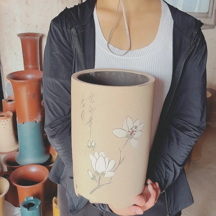 宜兴紫砂精品花盆