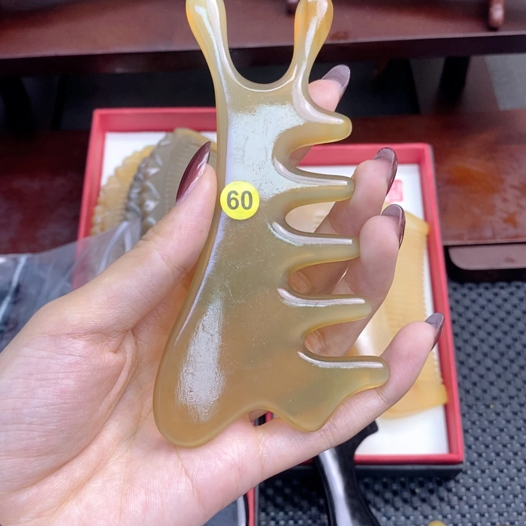 纯手工制作纯牛角梳子糖**甜