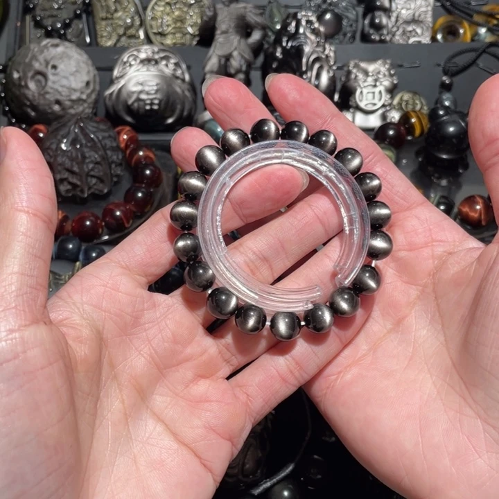 黑曜岩手串未镶嵌a***a