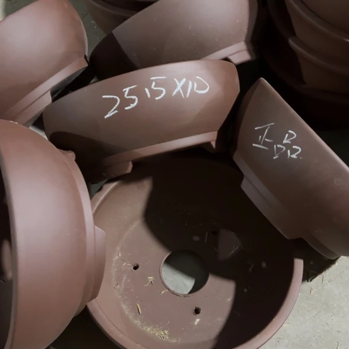 紫砂花盆100-6。      25.5-10。