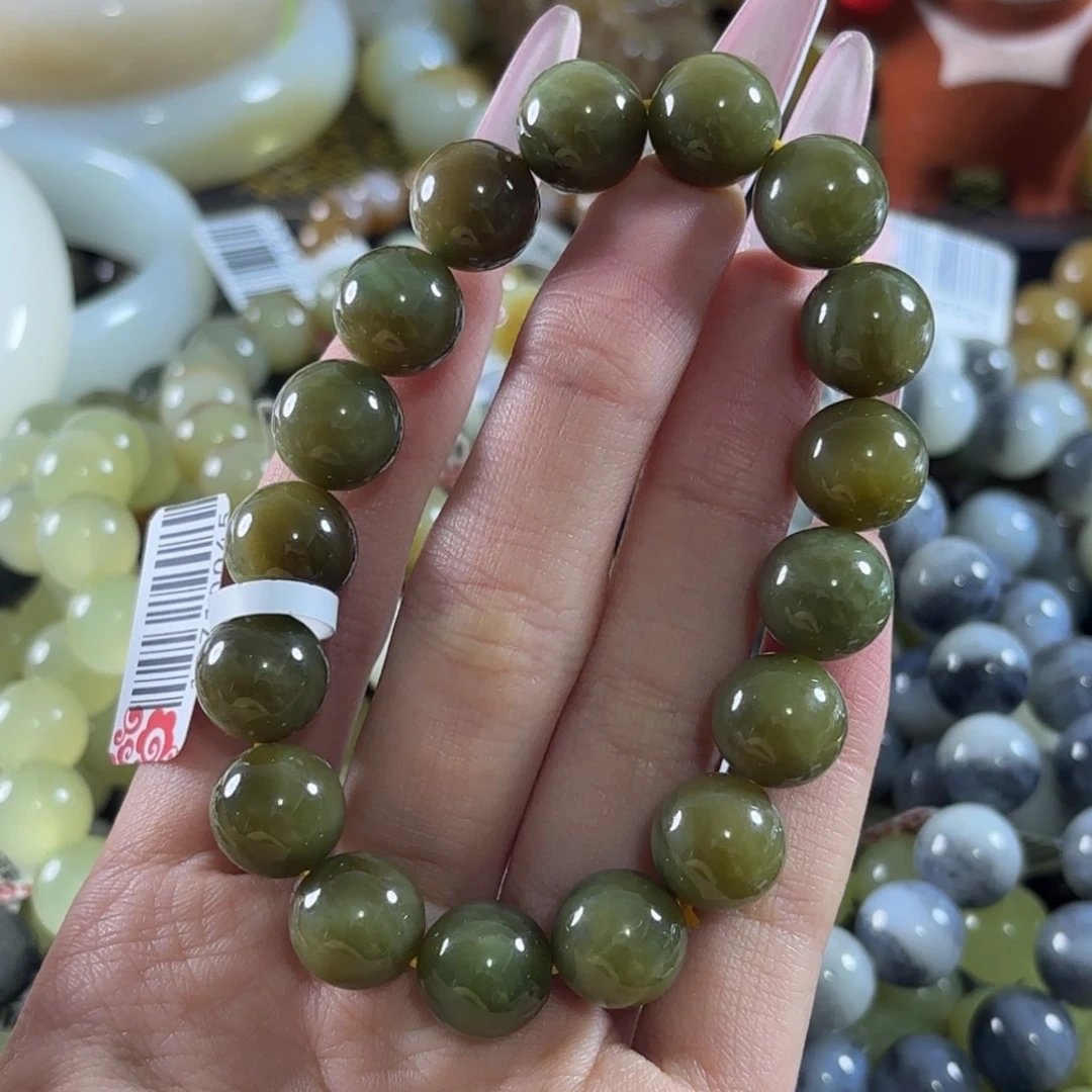 和田玉未镶嵌手链167