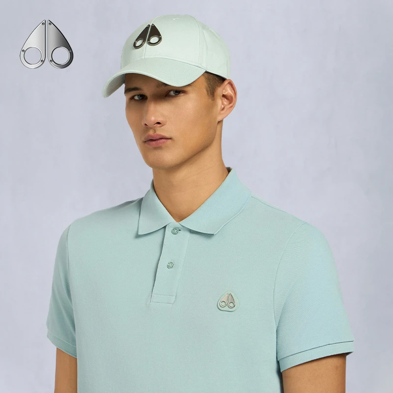 【尊享7折】MOOSE KNUCKLES 男士小剪刀金属标LOGO棒球帽M31MA534