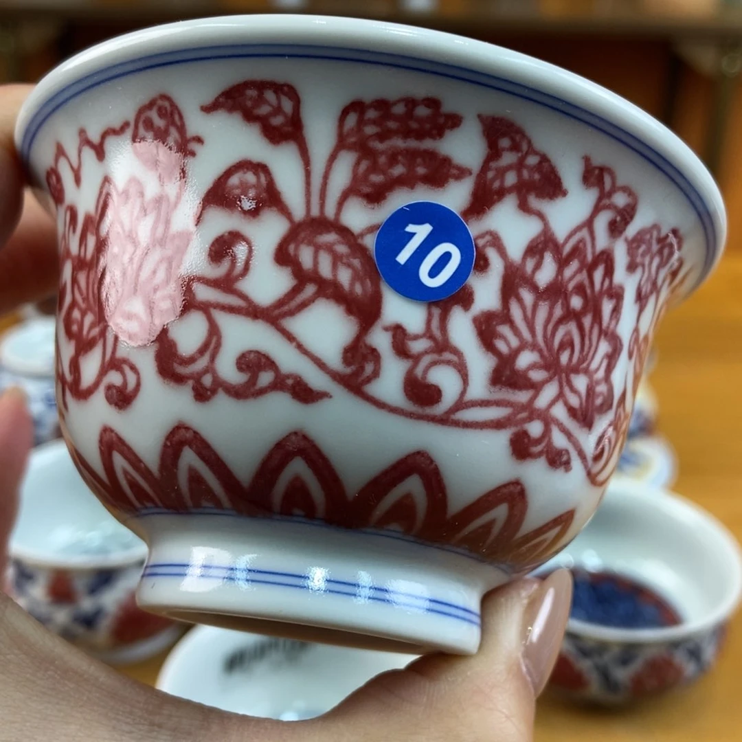 手绘现代茶具非古董