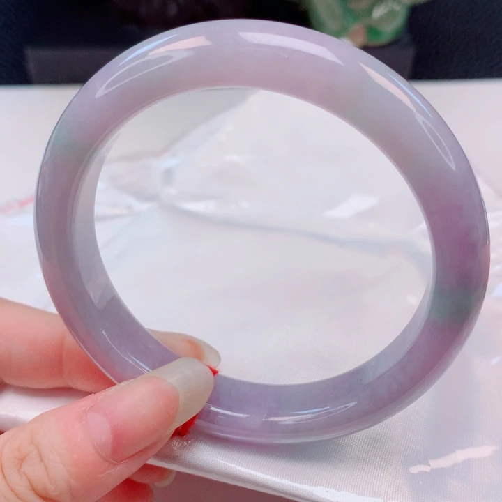 翡翠未镶嵌手镯57圈