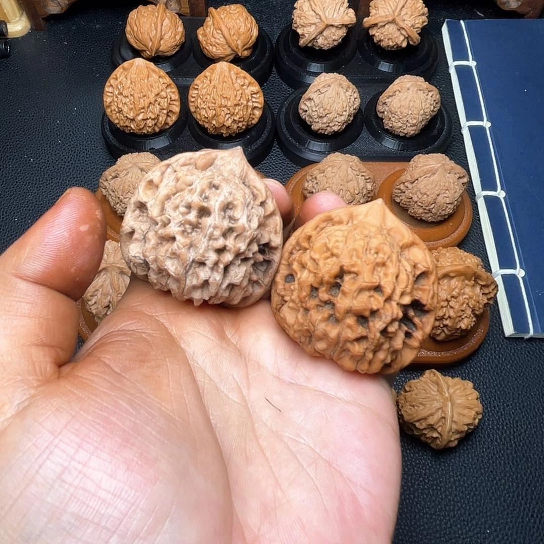 把件文玩核桃绝版官帽45