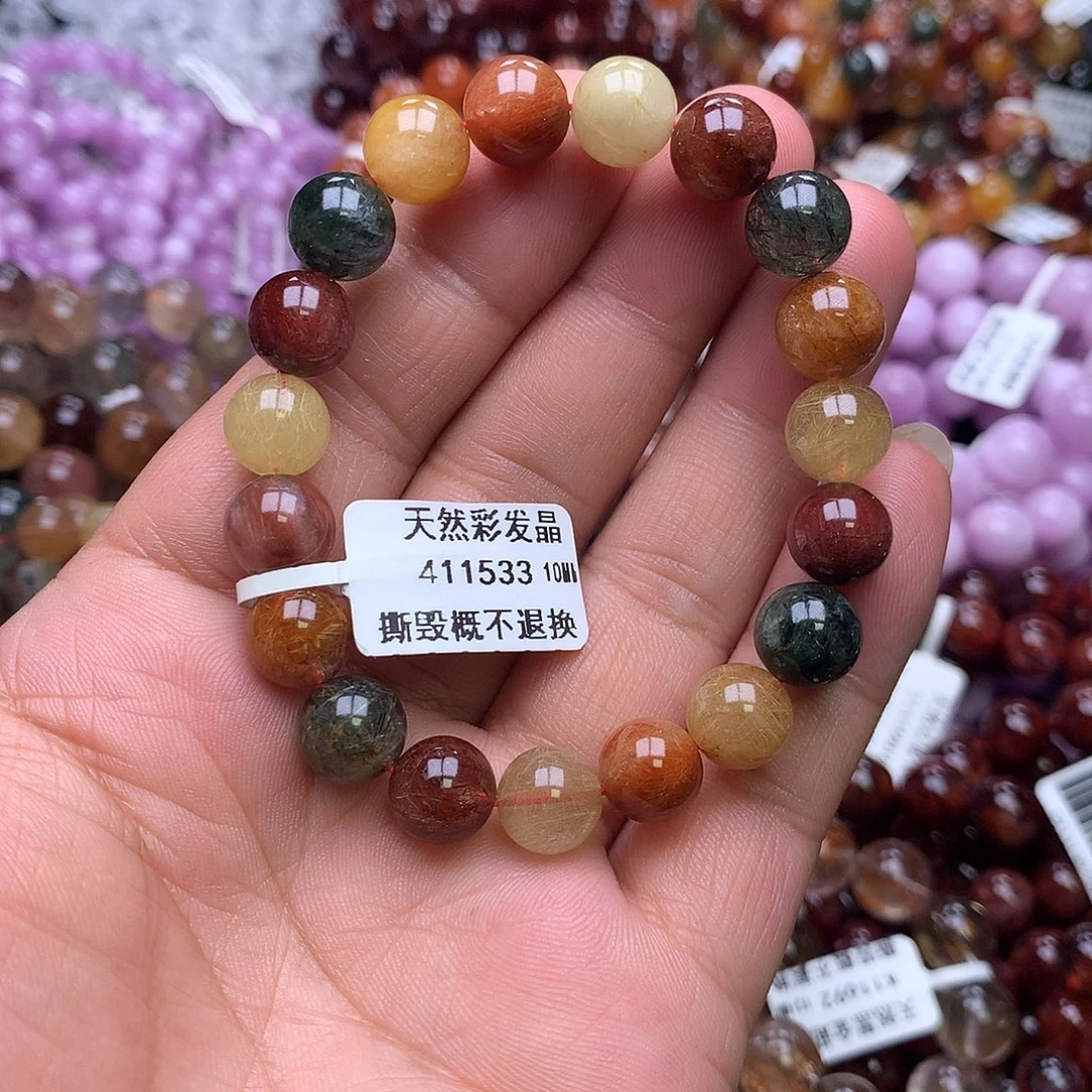 水晶手链未镶嵌，，