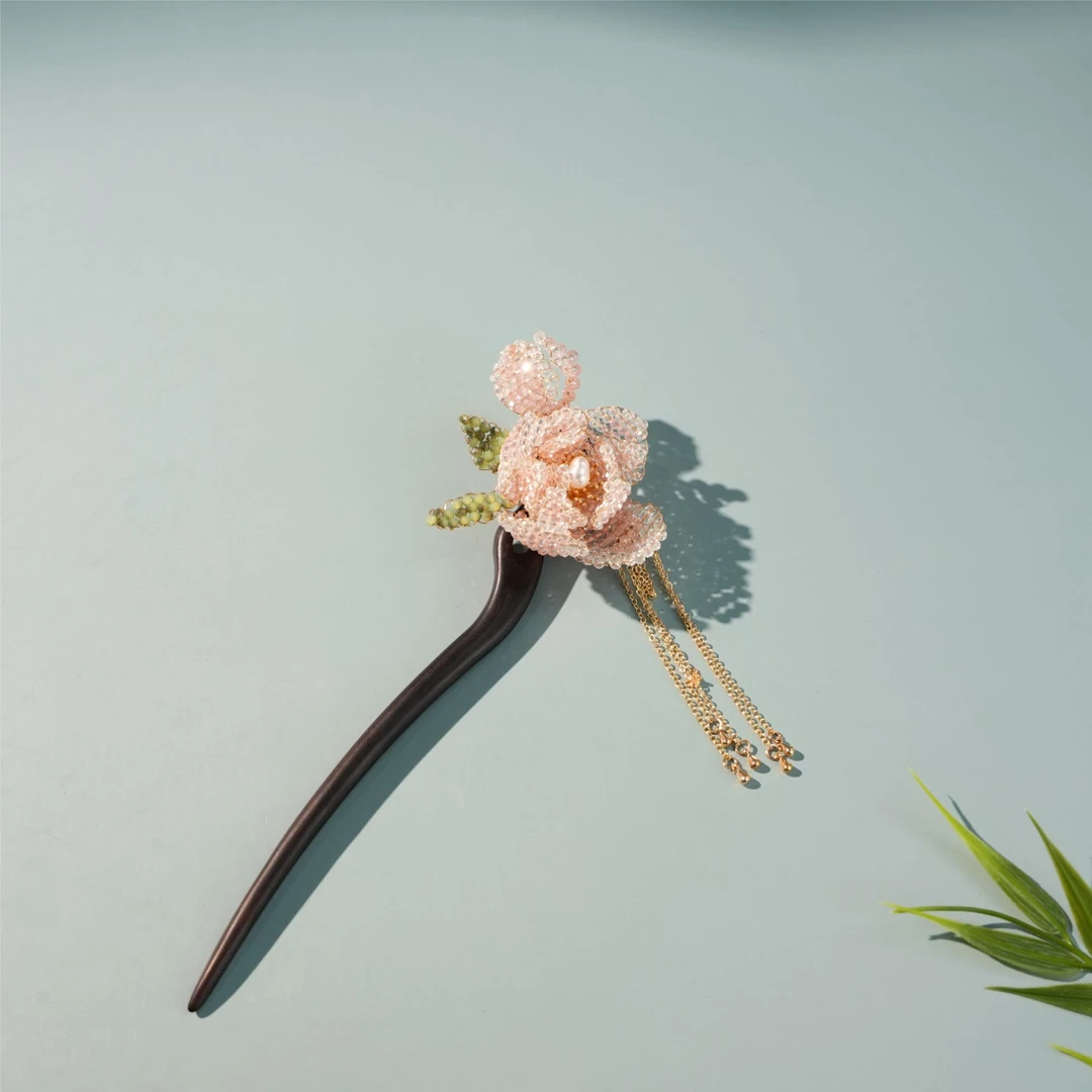 古悦倾城【芍药木簪】古风汉服发饰