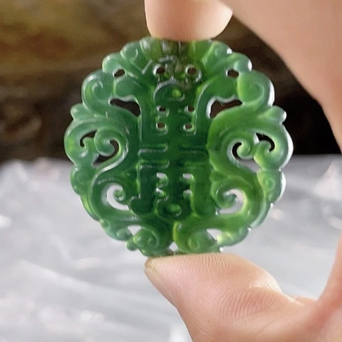 蛇纹石玉未镶嵌珠宝半成品