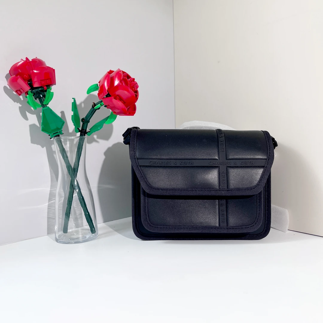 CHARLES&KEITH  80271194黑色S女士单肩手提包