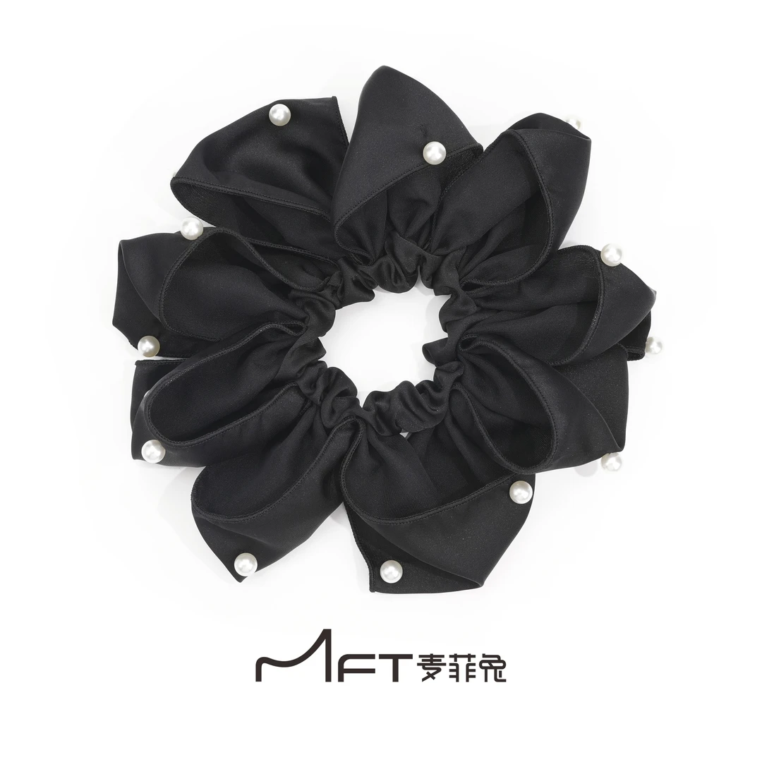 维纳斯发圈韩系简约高级感钉珠大肠发圈2025新款慵懒显发量发饰