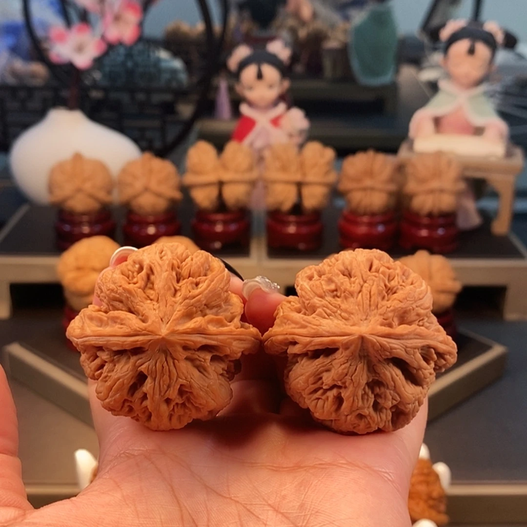 文玩核桃把件44大粗筋