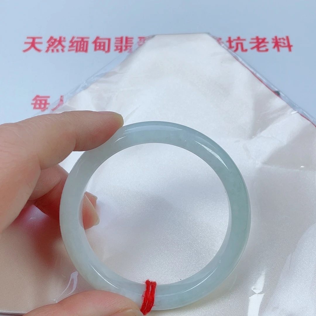翡翠未镶嵌手镯天然翡翠手镯55.2