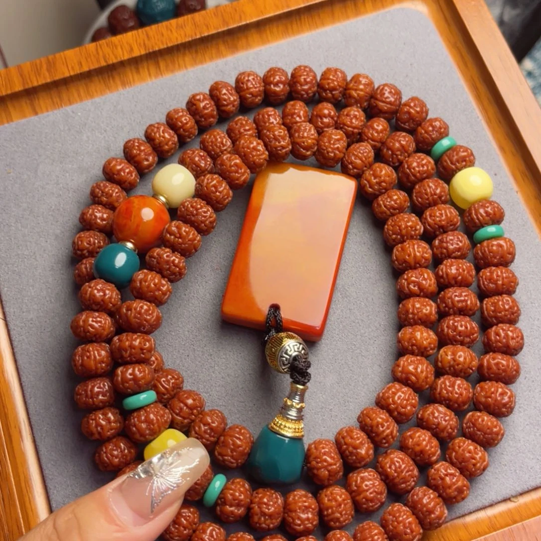 金刚菩提吊坠一代纯血老树王六瓣