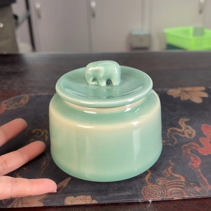 龙泉云间青瓷小米茶器