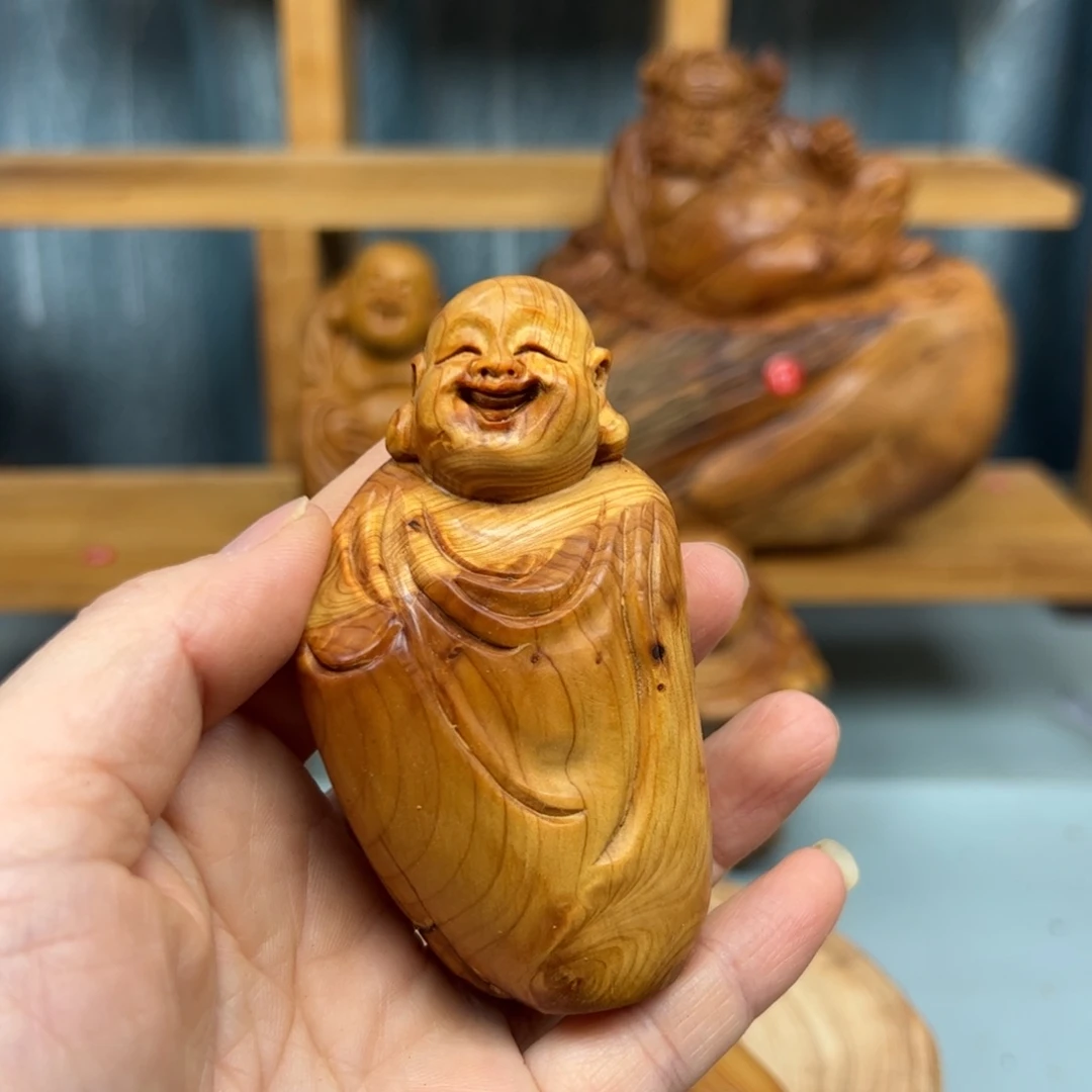 管***柏木崖柏木摆件手把件，