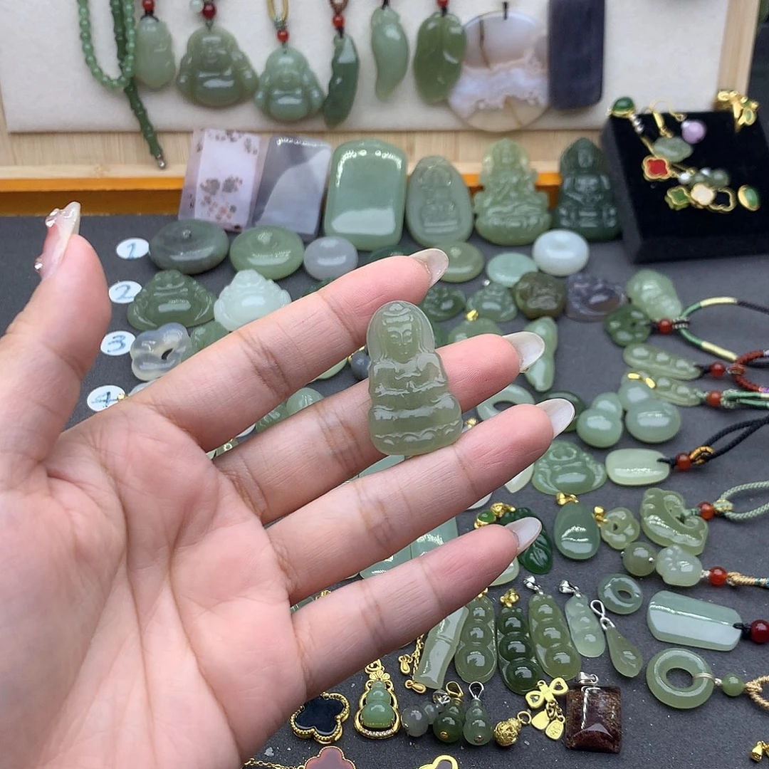 和田玉吊坠(不含链)未镶嵌