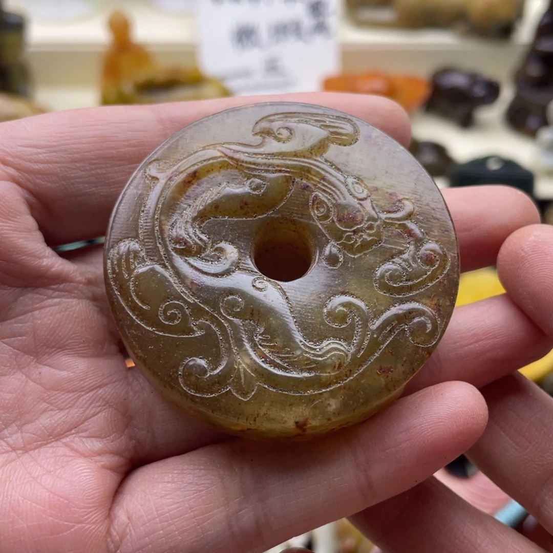未镶嵌蛇纹石玉颈饰147