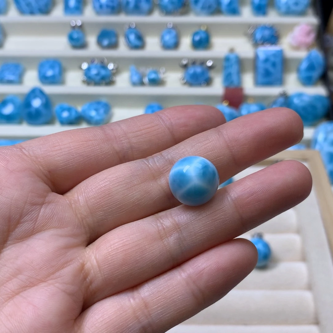 今***u针钠钙石（海纹石）未镶嵌吊坠(不含链)