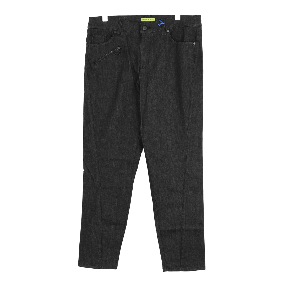 VERSACE JEANS范思哲 女士宽松直筒牛仔裤A1HQB0TA AIT54 905