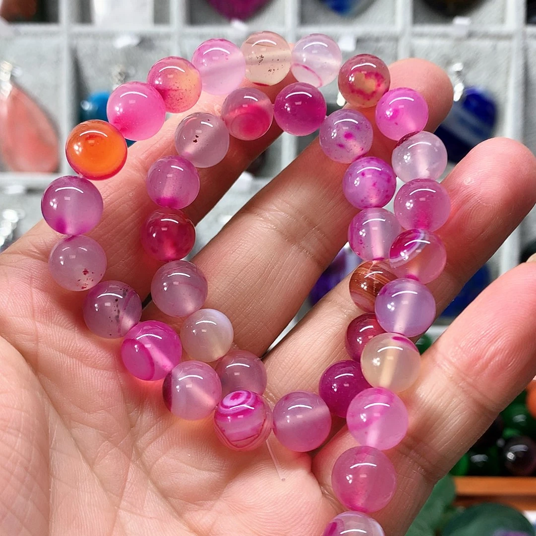 未镶嵌手链玛瑙/玉髓卡10玛瑙