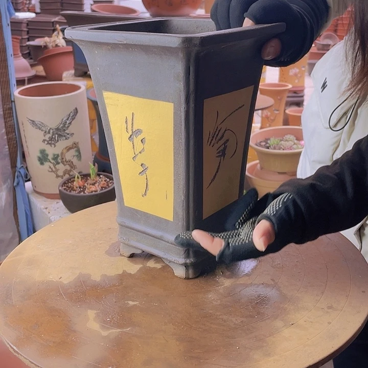 宜兴紫砂黄四方19