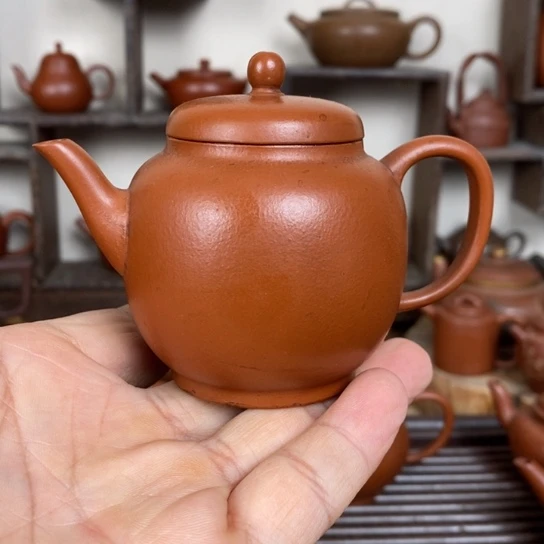 没***驴紫砂茶壶朱泥宫灯壶