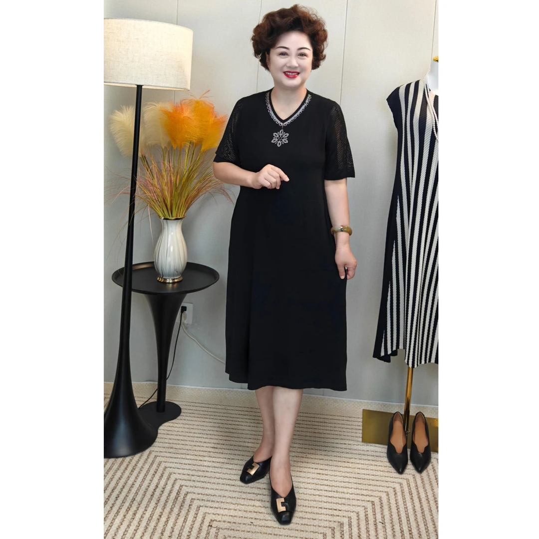 连衣裙大码长裙睡裙夏季宽松中长款女装