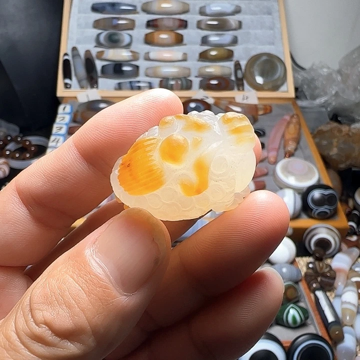 玛瑙/玉髓未镶嵌吊坠(不含链)