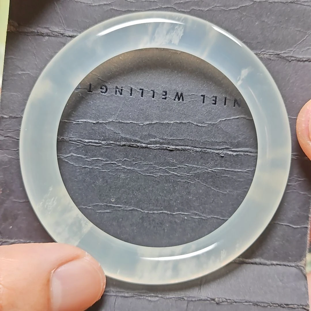 小***子蛇纹石玉合金手镯