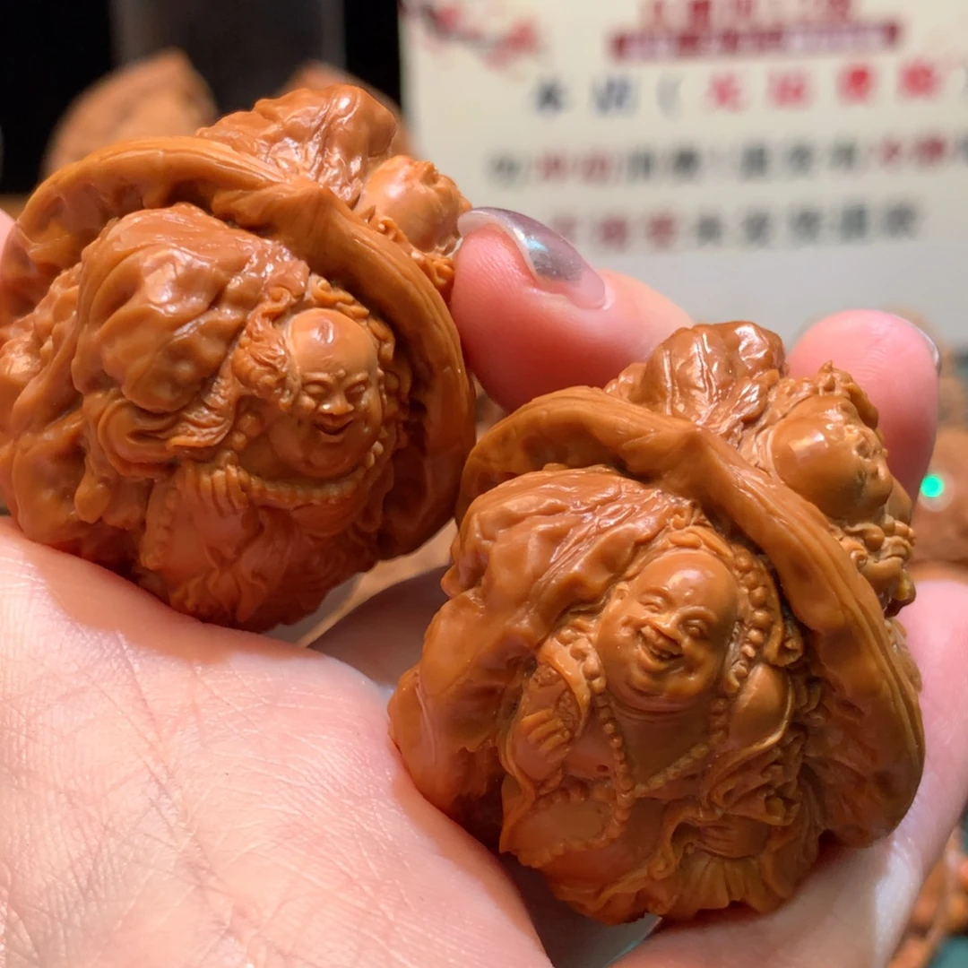 把件文玩核桃藏锋弥勒