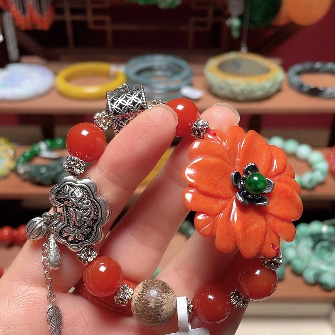 翡翠未镶嵌手链饰品
