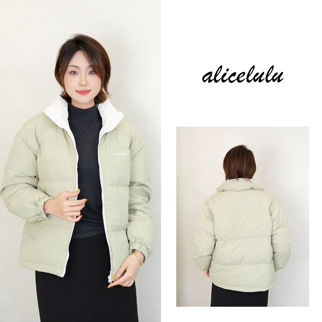 [alicelulu] 美式立领加厚保暖羽绒服百搭高级感 S2144132Tr