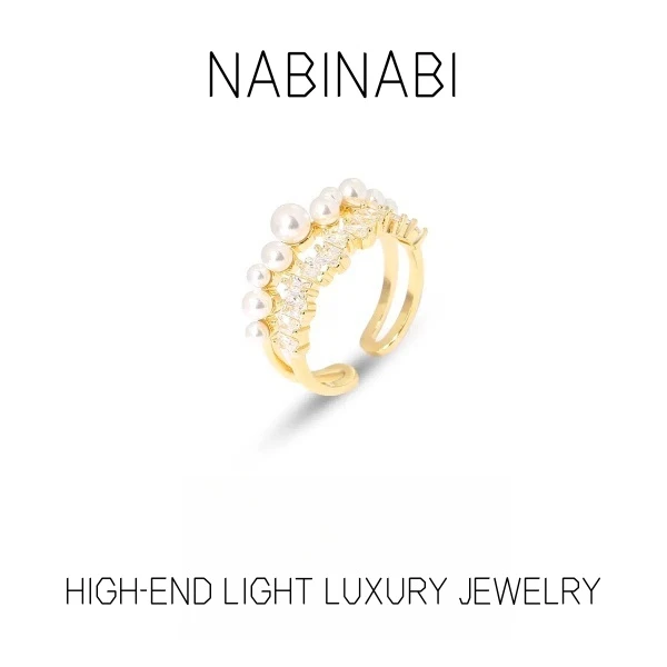 铜合金戒指 0041【银河律动】金色轻奢限定秋冬 戒指时尚百搭法式