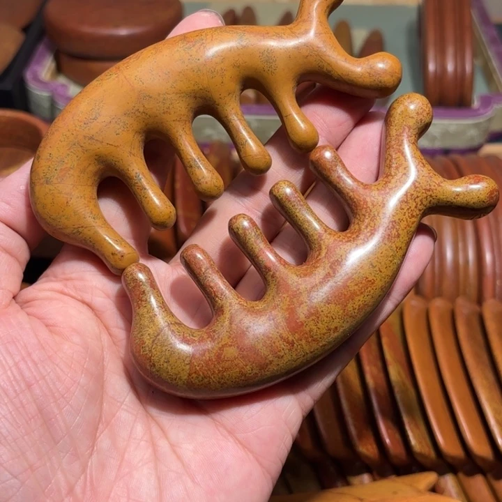 红砭石精品款海豚按摩板