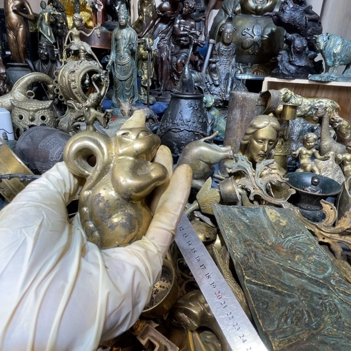 九**督大阪回流铜器摆件