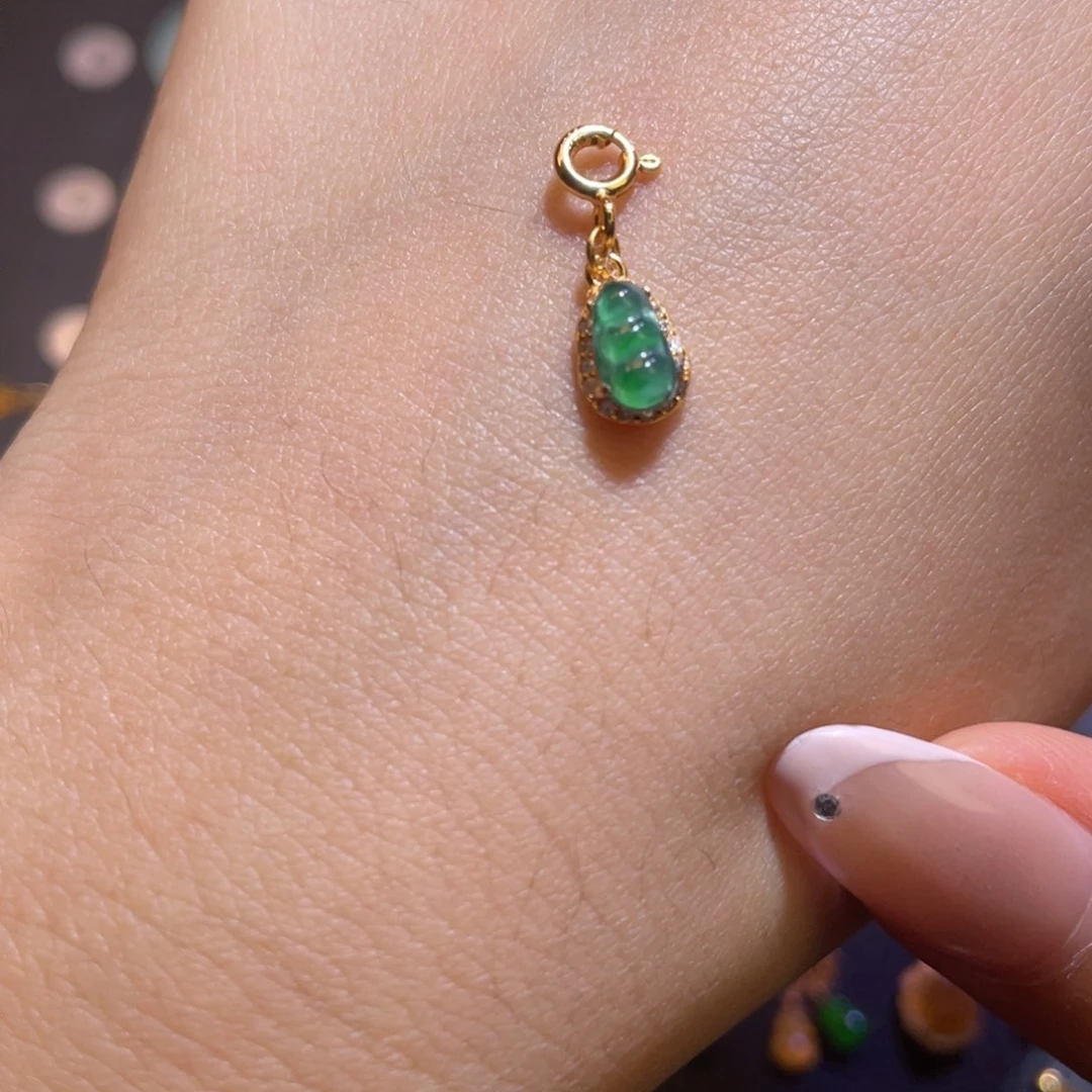 翡翠银S925镶嵌颈饰