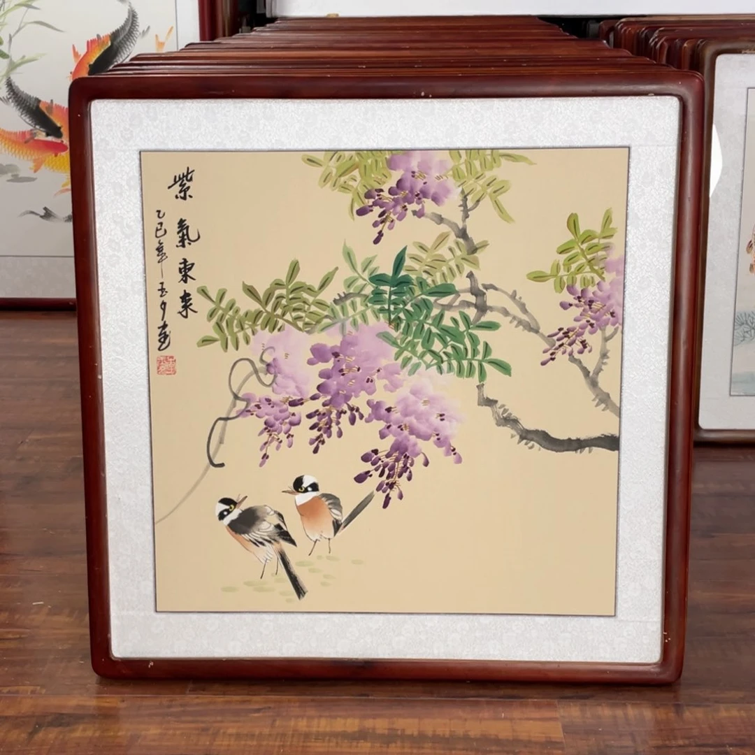 国画带框尺寸63*63厘米