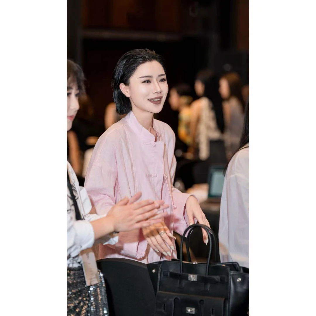 [寻白]秋季立领对襟春秋男女同款宽松型短外套职业小众夏装轻奢